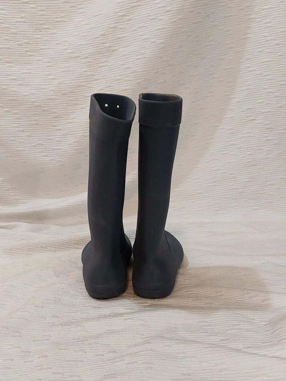 CROCS Women's Black Tall Rain Boots Size 6